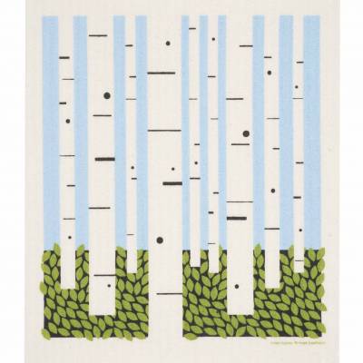 Swedish Dishcloth - Birch Trees