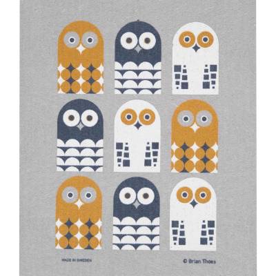 Owl Swedish Dishcloth