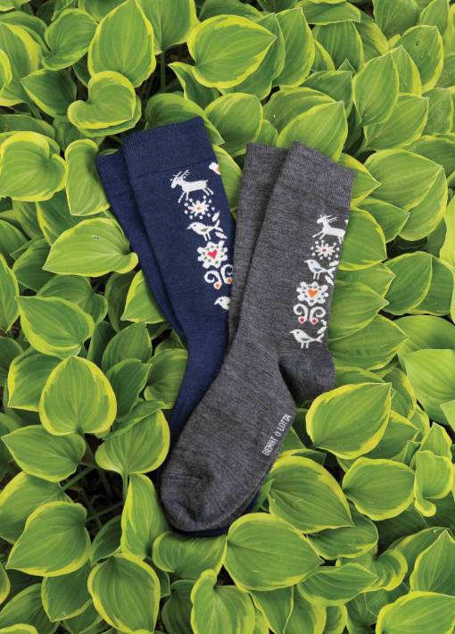 Bird Pattern Socks from Bengt & Lotta