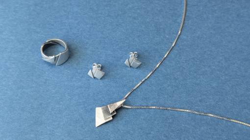 Crossing - Sail Ring, Oxidized Silver - Image 2
